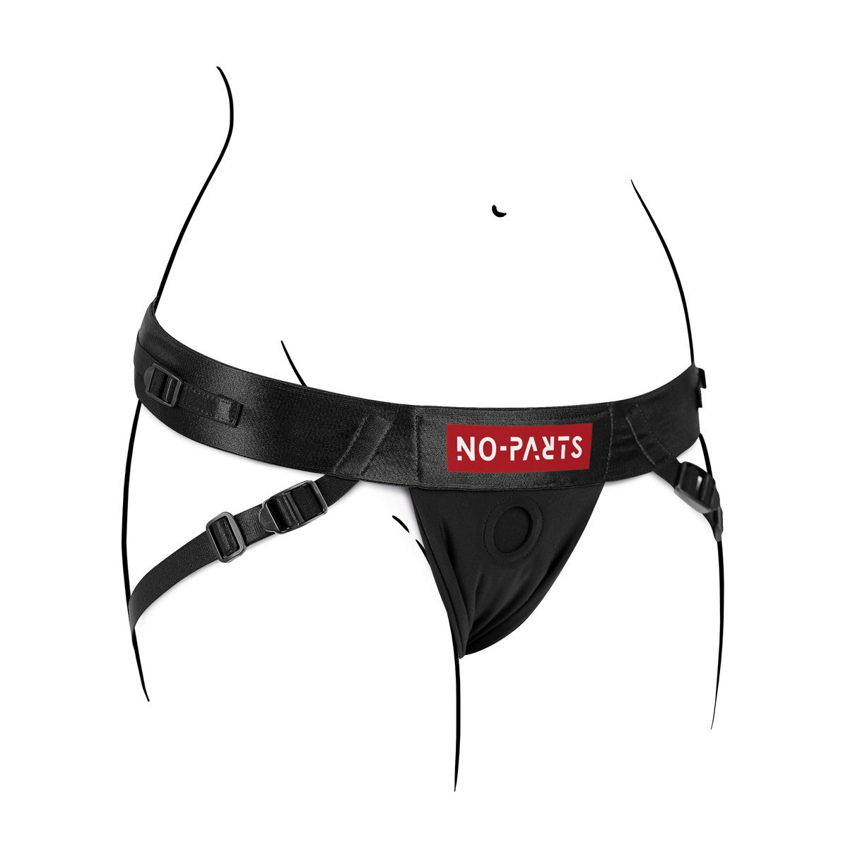 No Parts Jordan Verstelbare Strap On Harnas