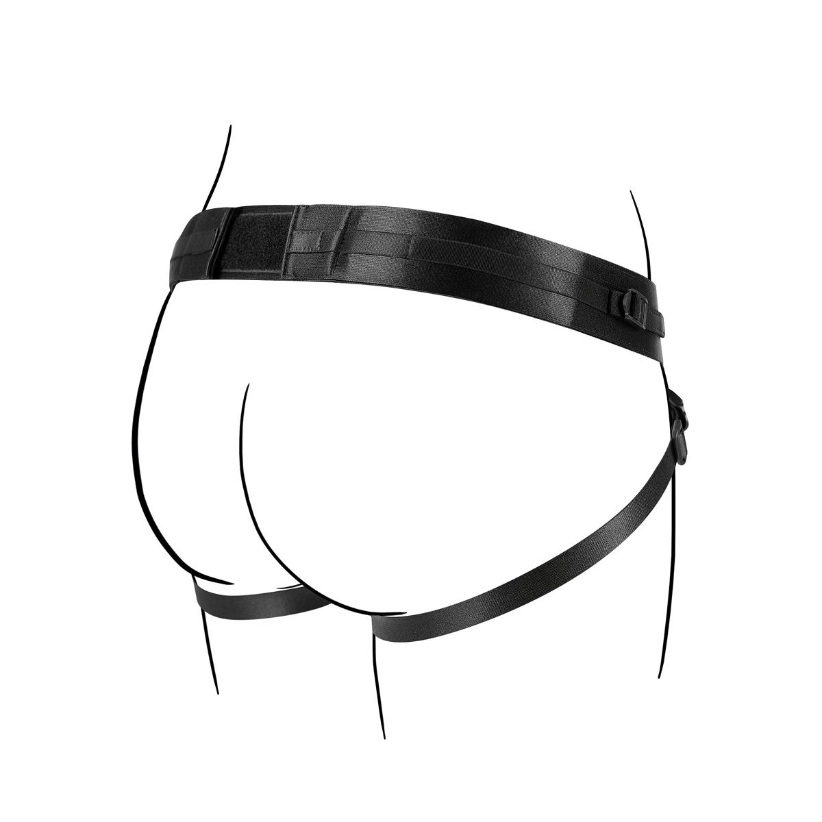 No Parts Taylor Adjustable Strap On Harnas Met Dubbele O Ring