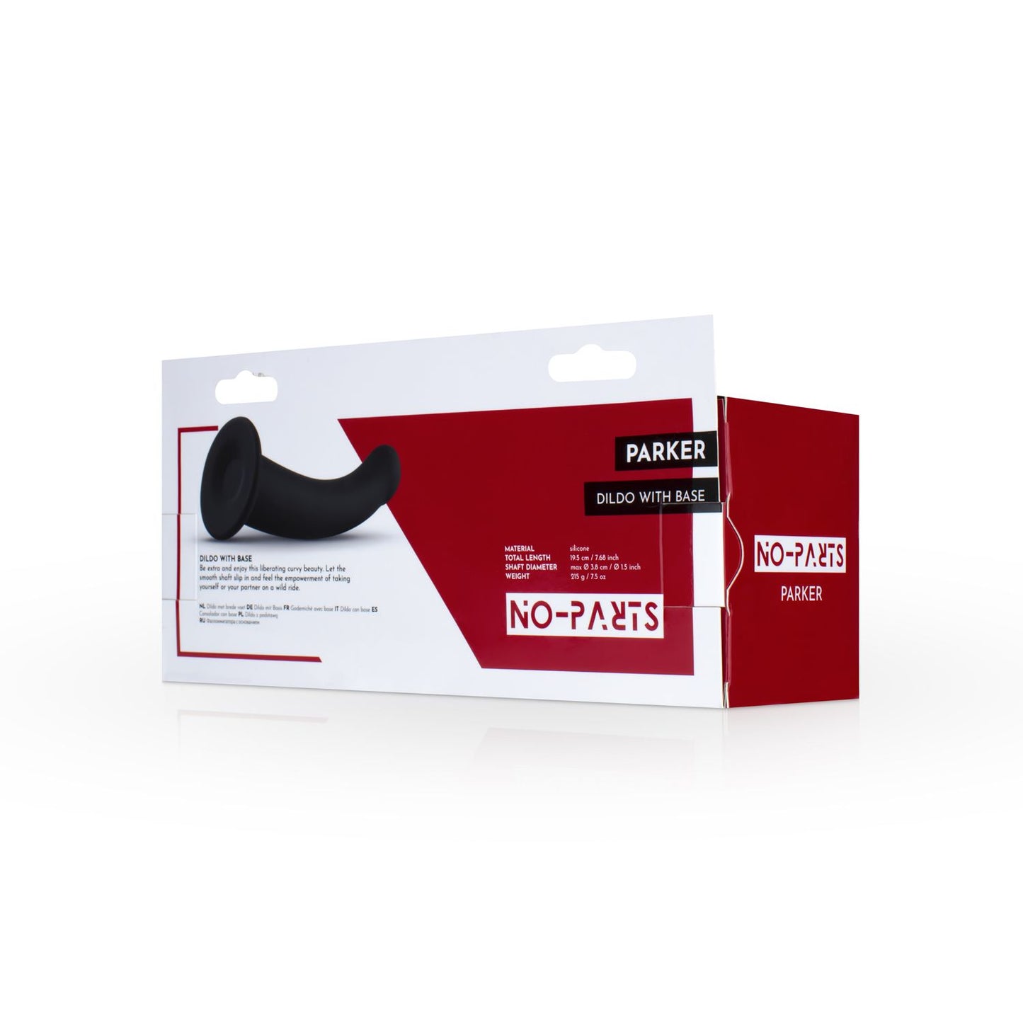 No Parts Parker Dildo 19.5 Cm Zwart