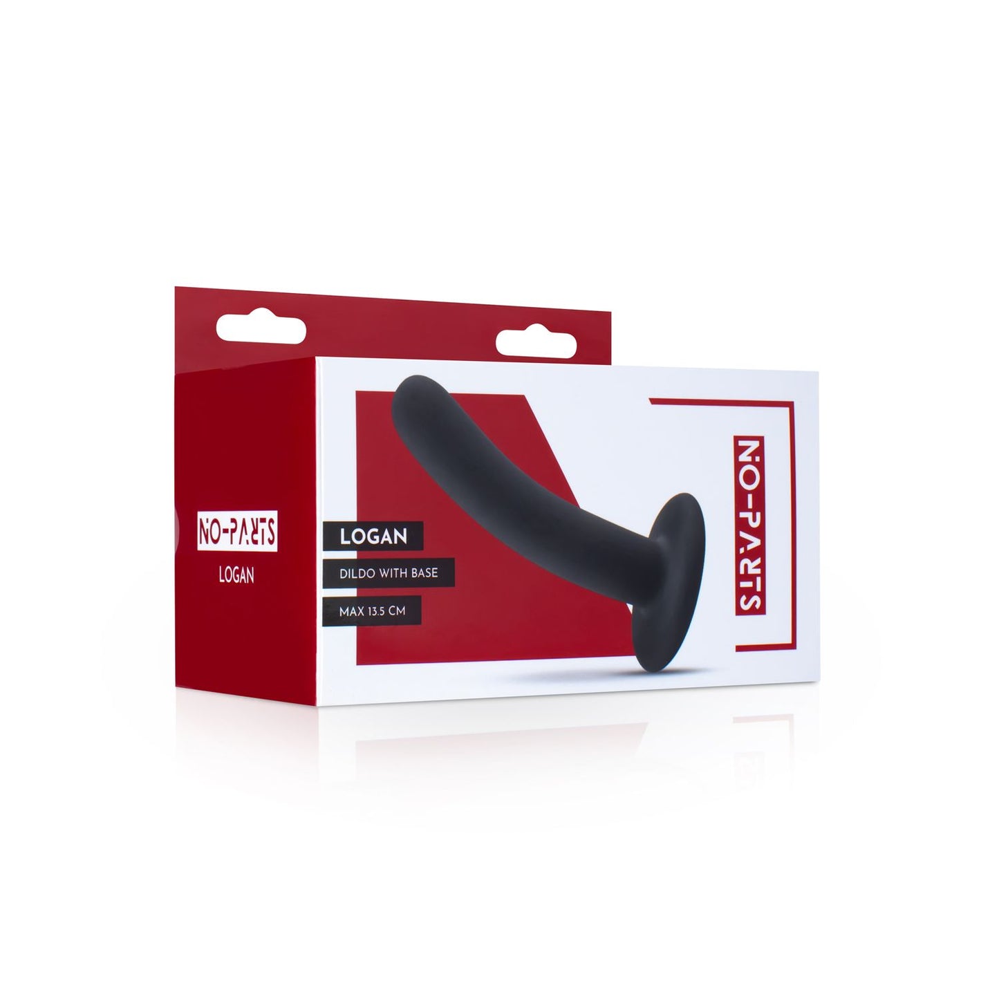 No Parts Logan Dildo 13.5 Cm Zwart