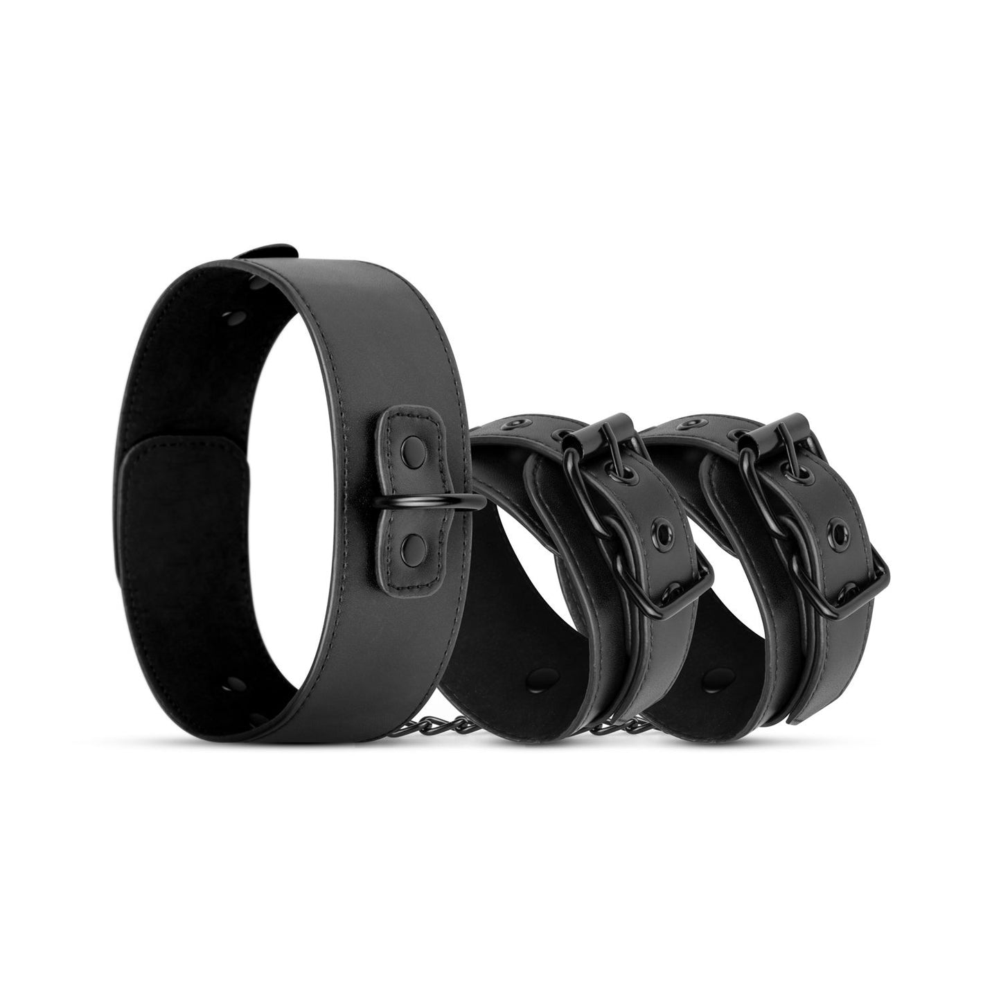 Bedroom Fantasies Halsband & Polsboeien Zwart