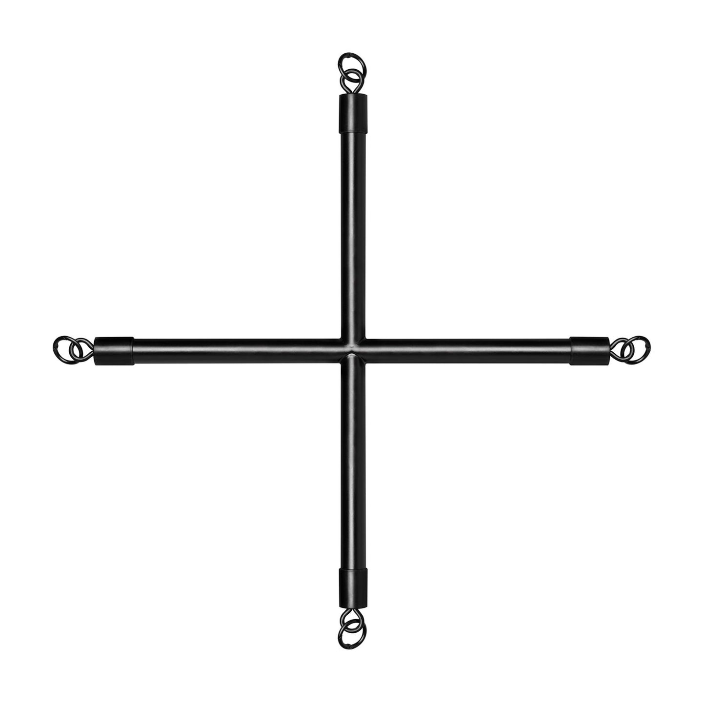 Bedroom Fantasies Hog Tie Cross Stang Met Boeien Zwart