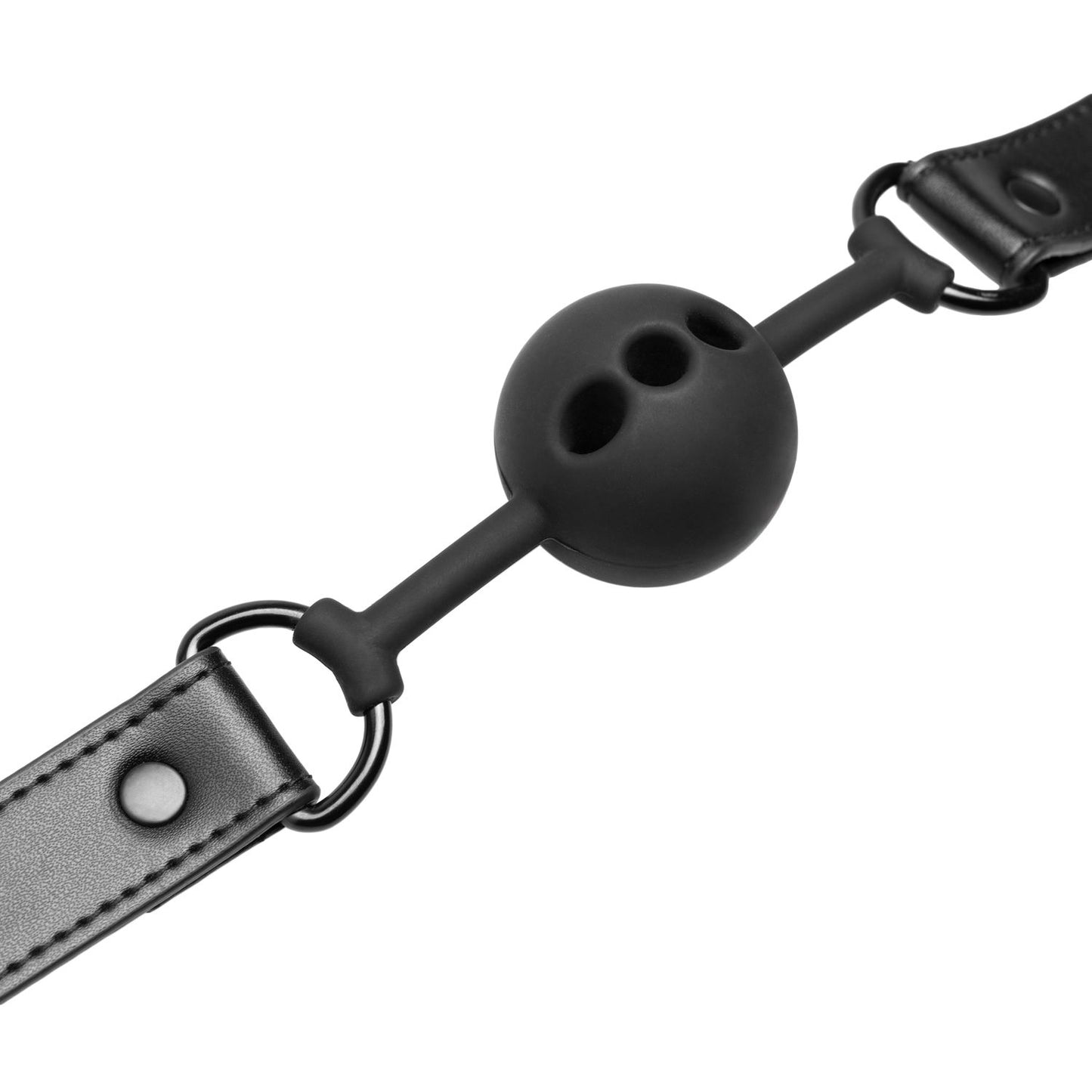 Bedroom Fantasies Open Siliconen Ball Gag Zwart