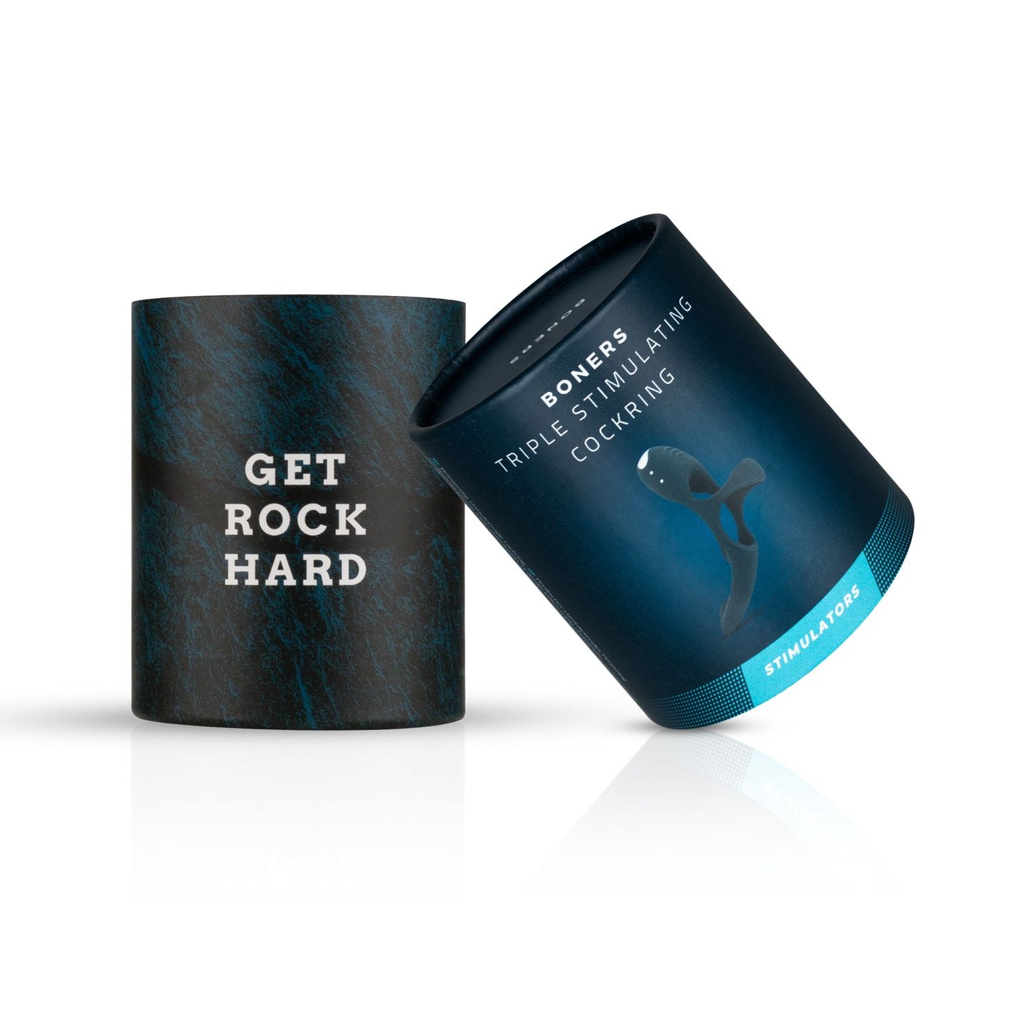 Boners Triple Cockring Blauw