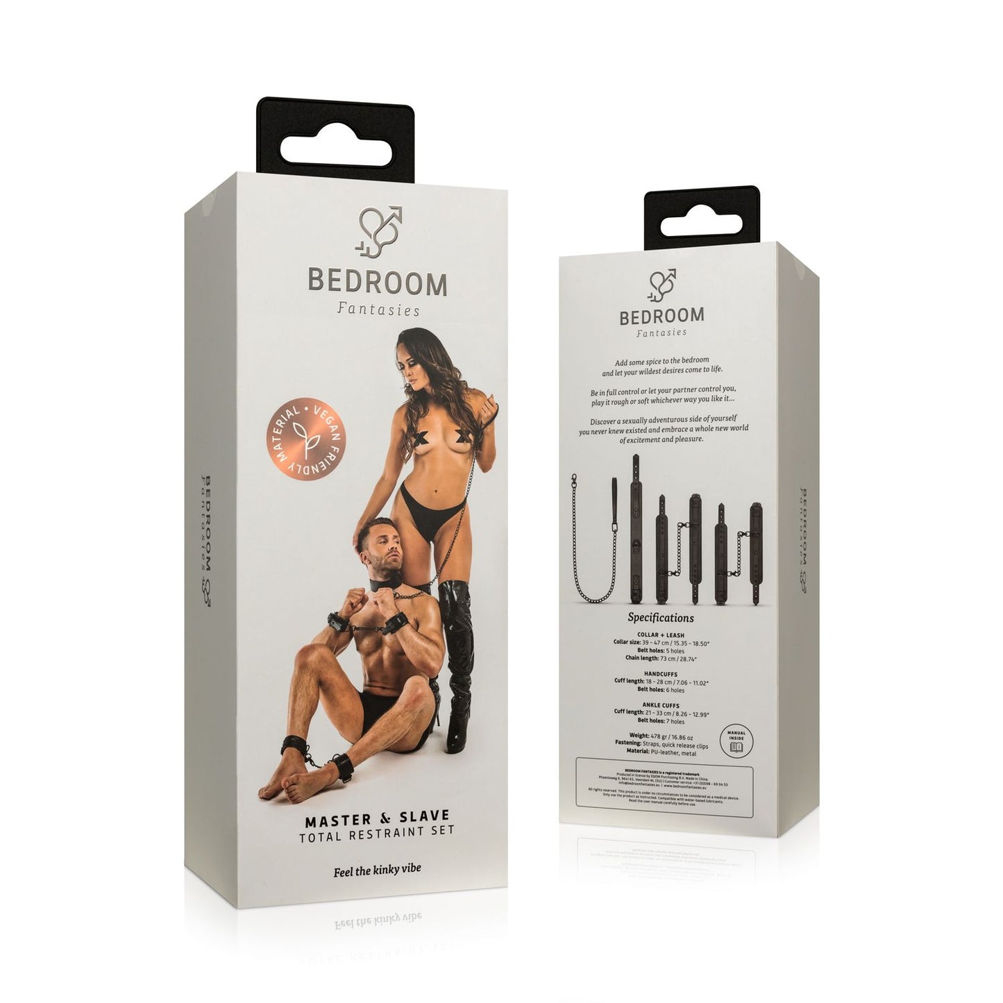 Bedroom Fantasies Total Restraint Complete Set Zwart