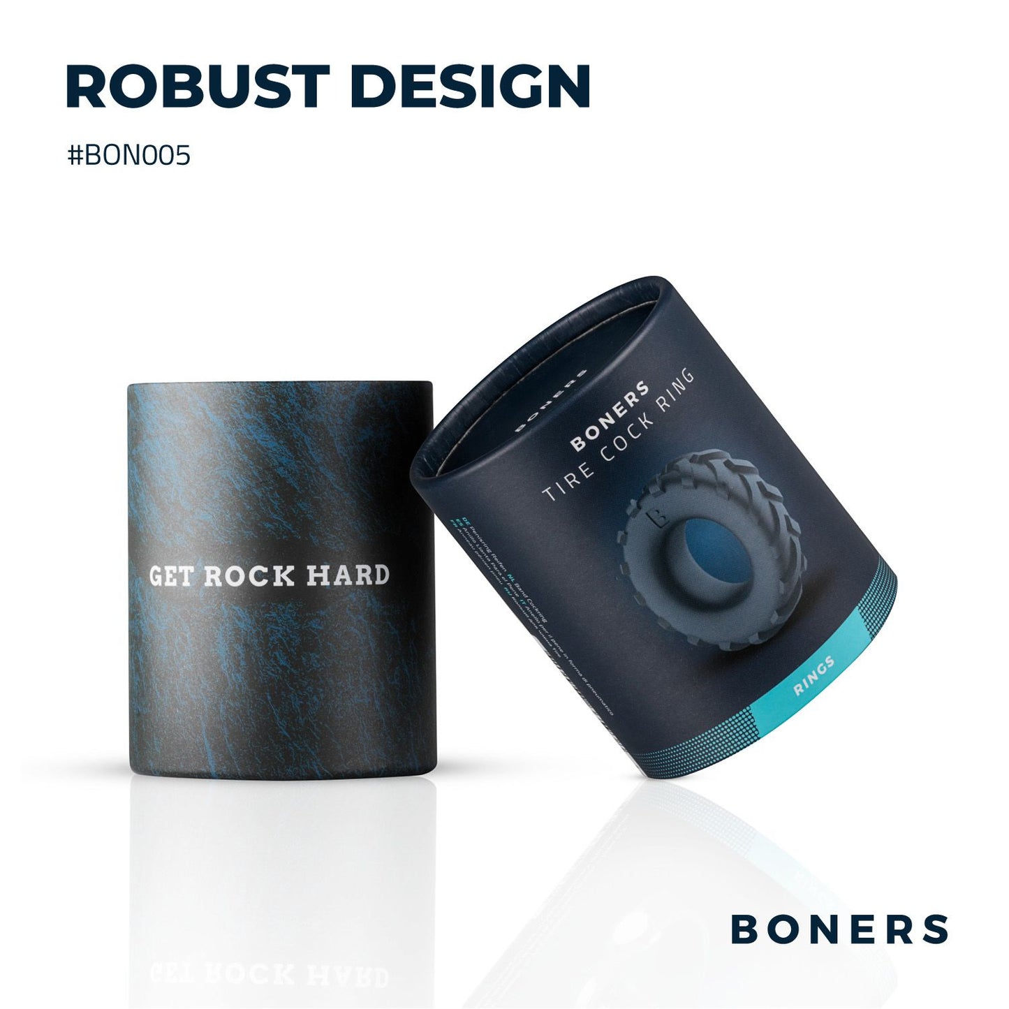 Boners Band Cockring Grijs