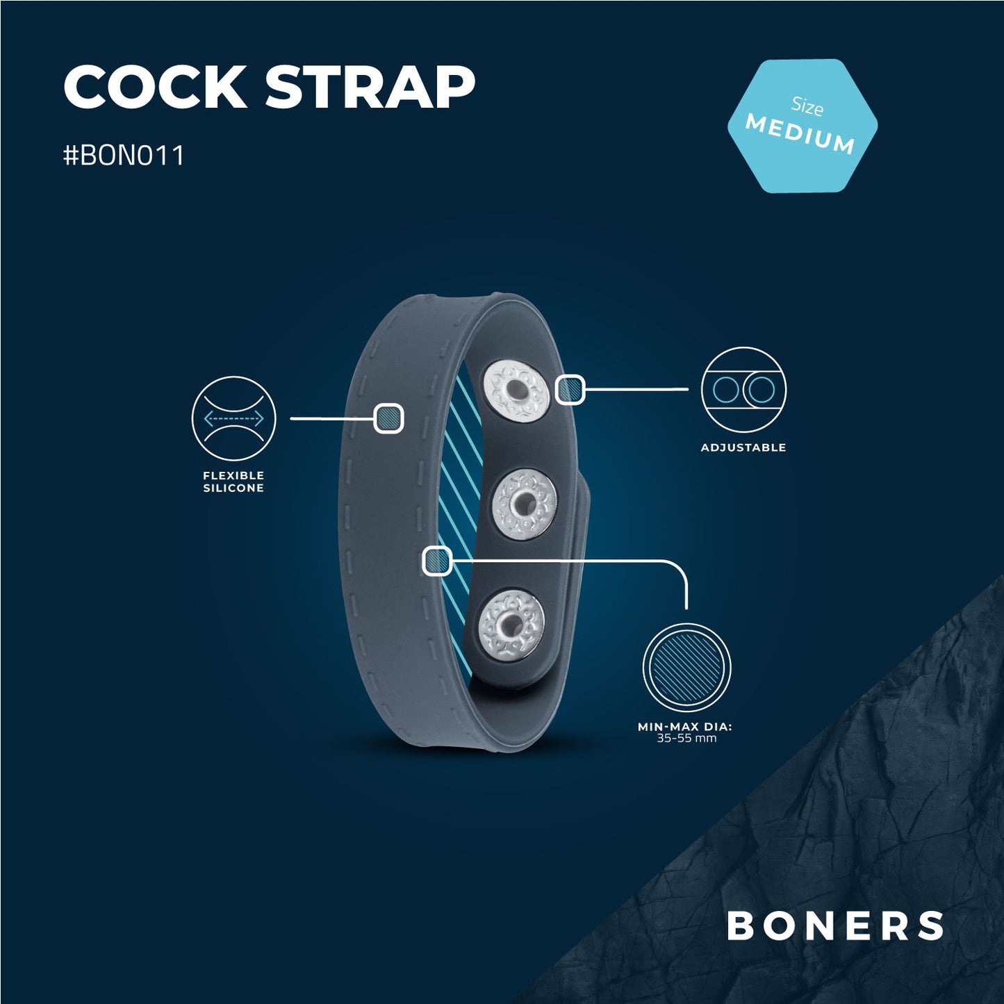 Boners Cock Strap Maat S/m