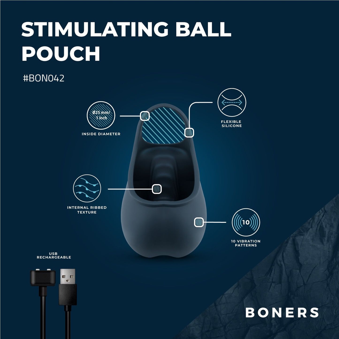 Boners Stimulerende Balzak Blauw