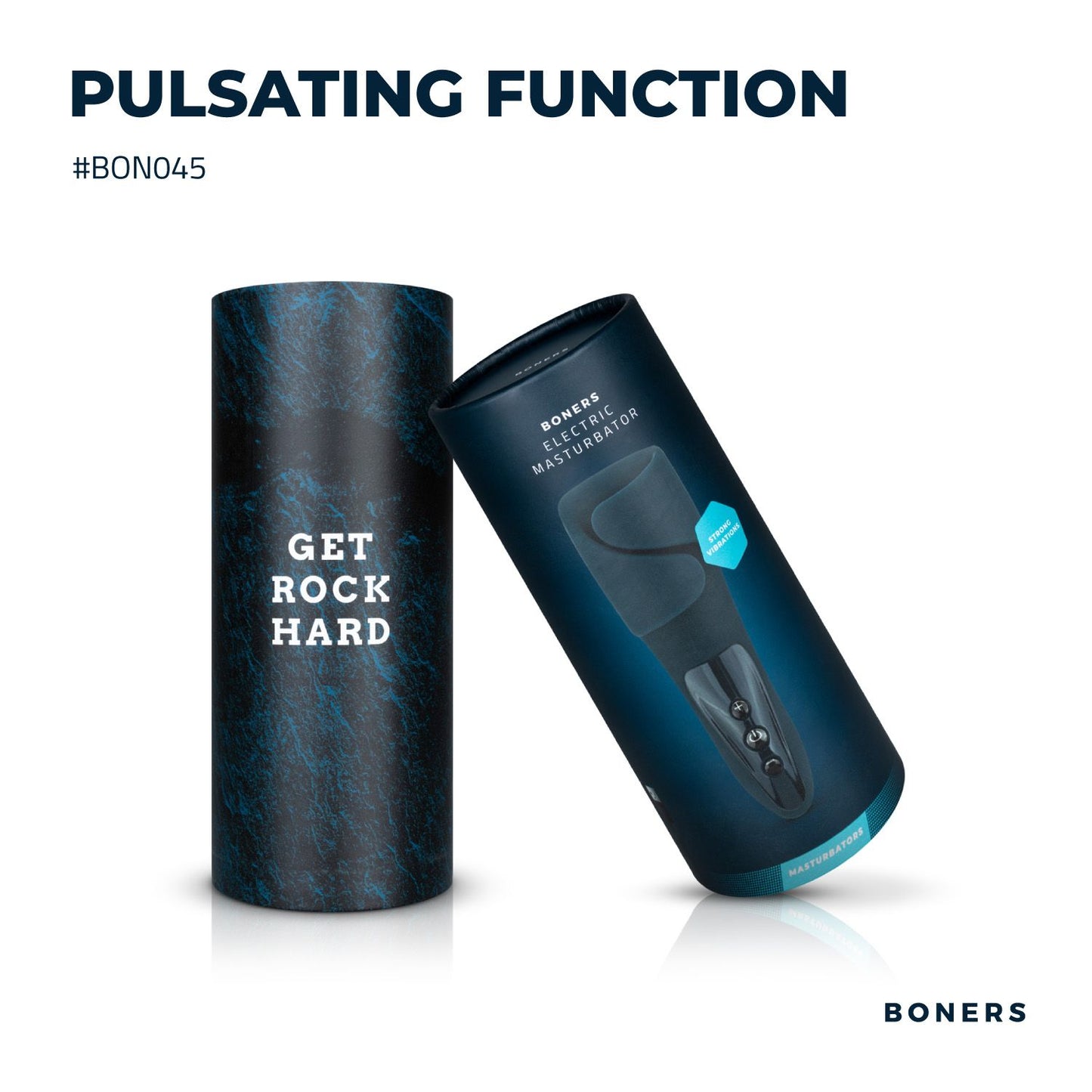 Boners Elektrische Masturbator Blauw