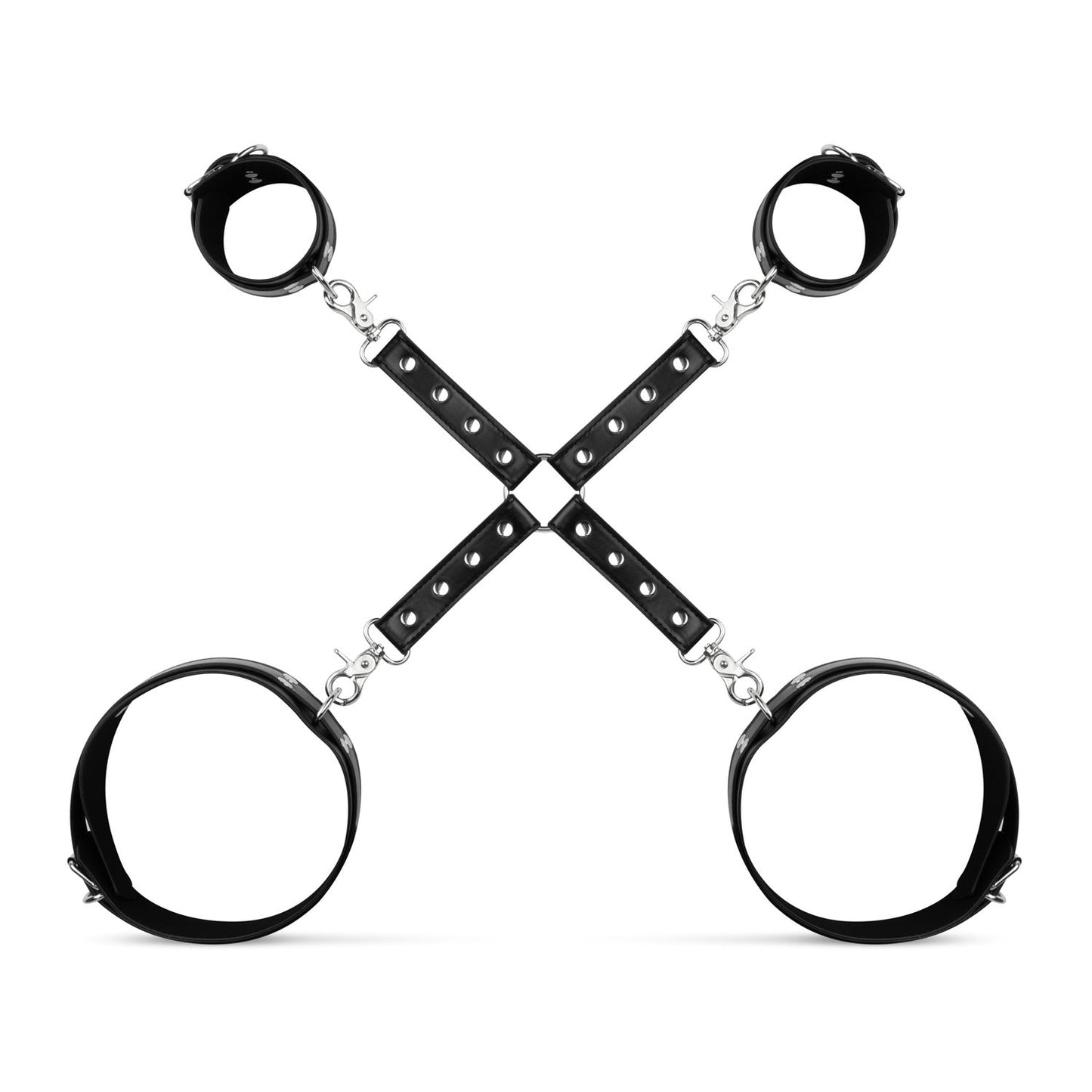 Bedroom Fantasies Bondageharnas Handboeien En Hogtie Set Zwart
