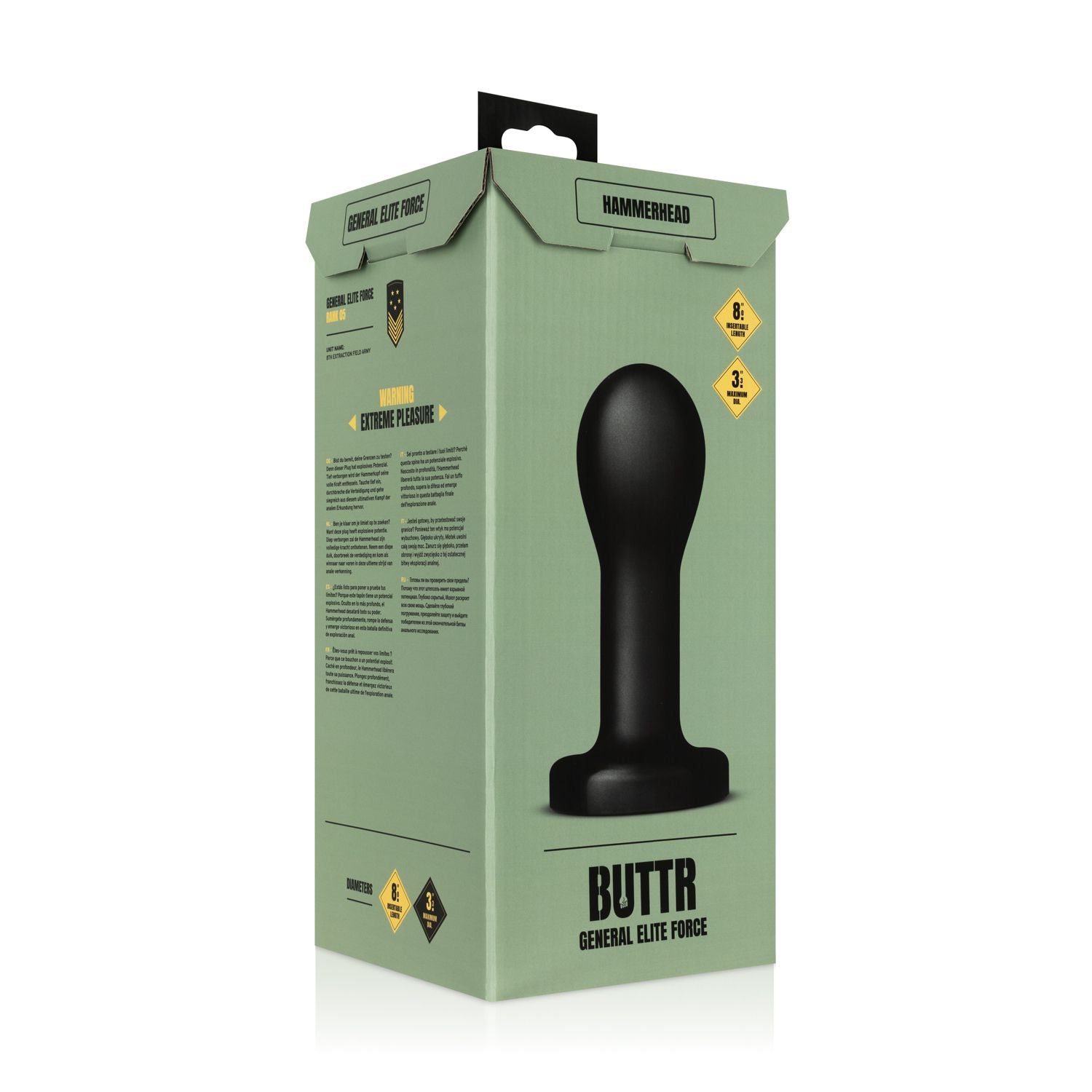 Buttr Hammerhead Buttplug 20 cm