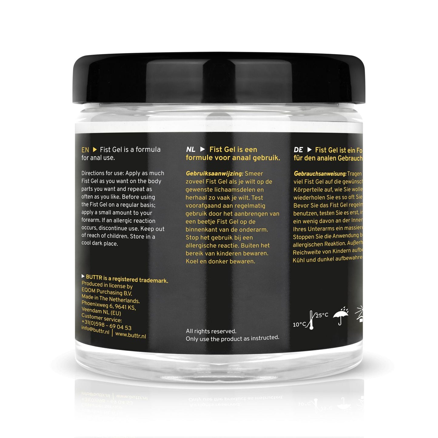 Buttr Fist Gel Non Sticky 500 ml