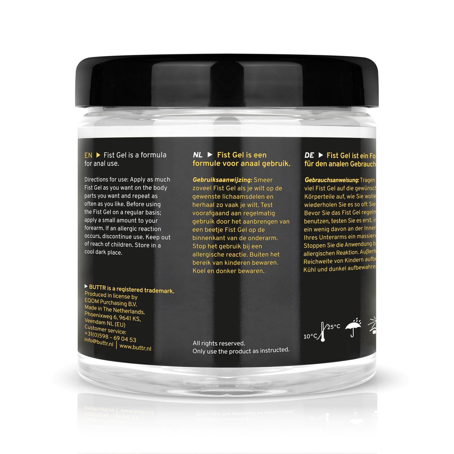 Buttr Fist Gel Non Sticky 500 ml