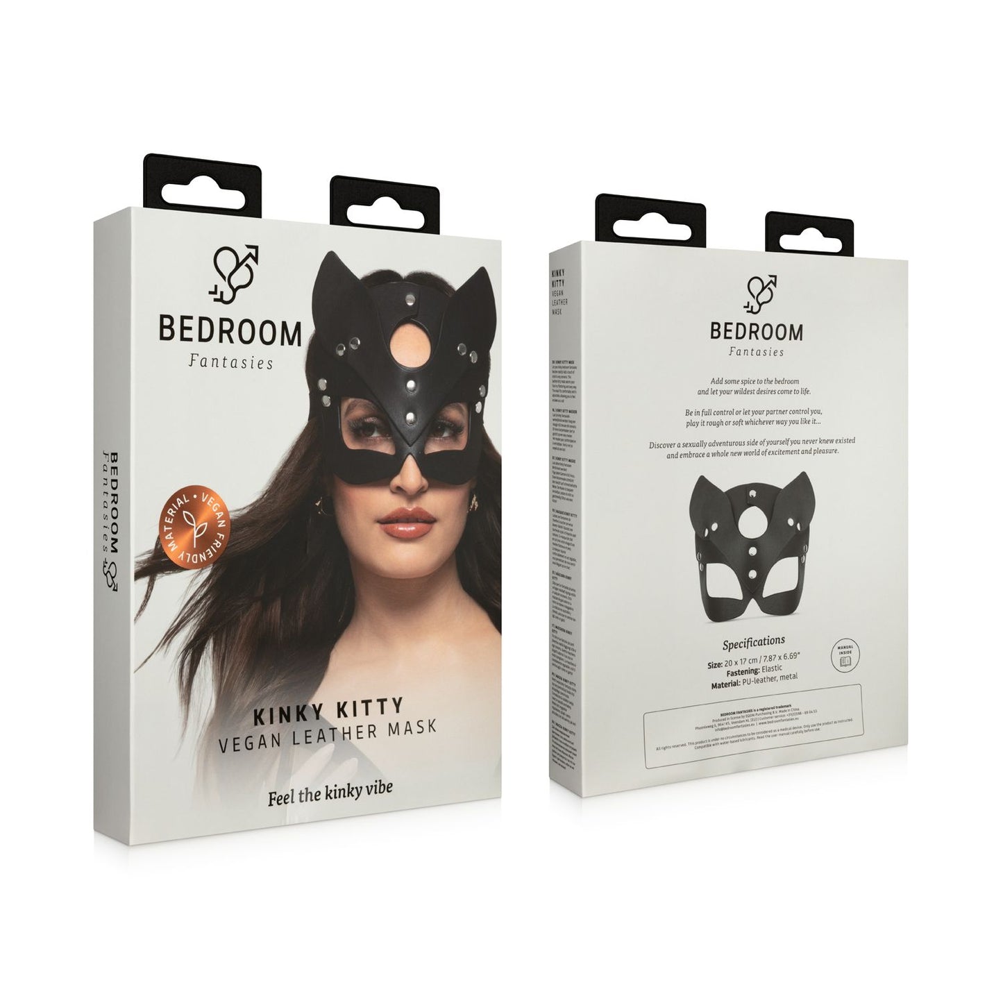 Bedroom Fantasies Kinky Kitty Masker Zwart