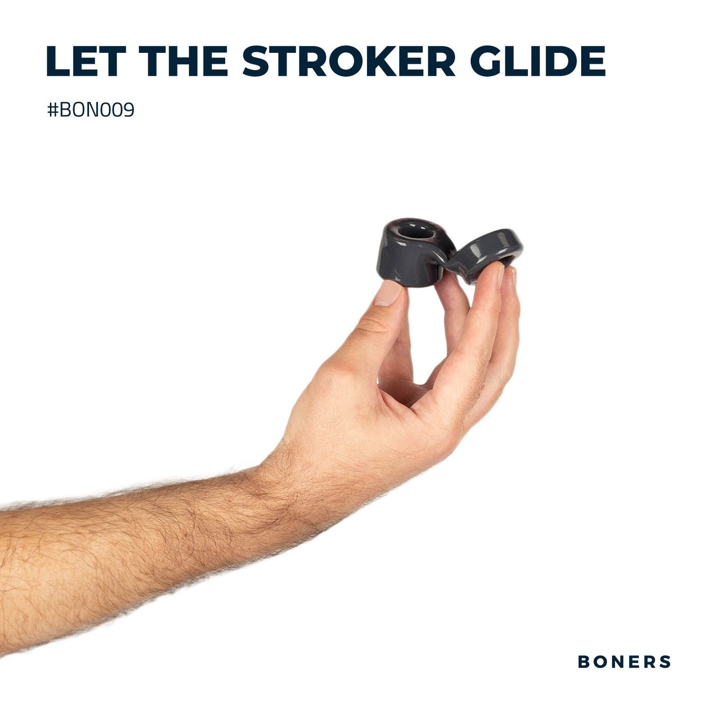 Boners Cockring En Ballstretcher Grijs