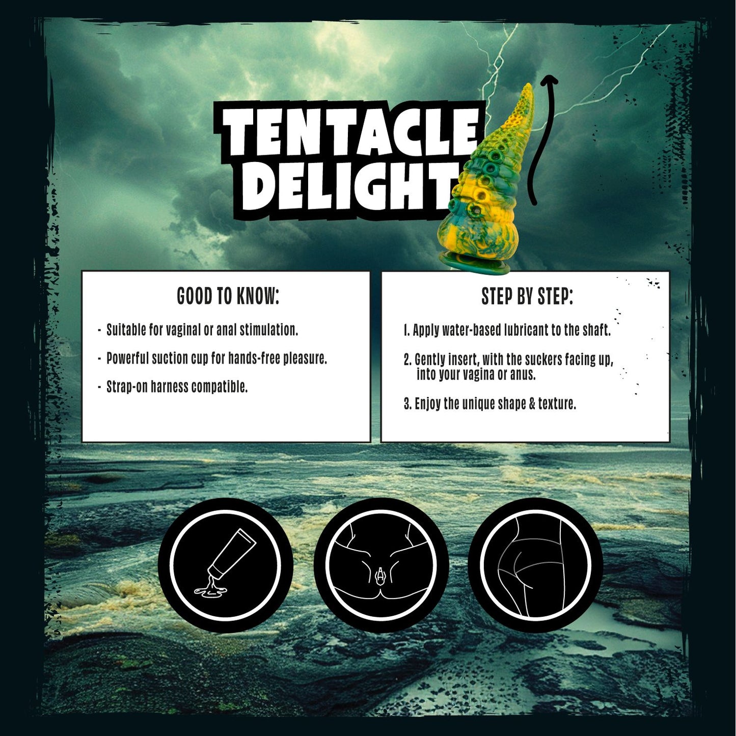 Mythical Mates Tentacle Delight Groen & Geel