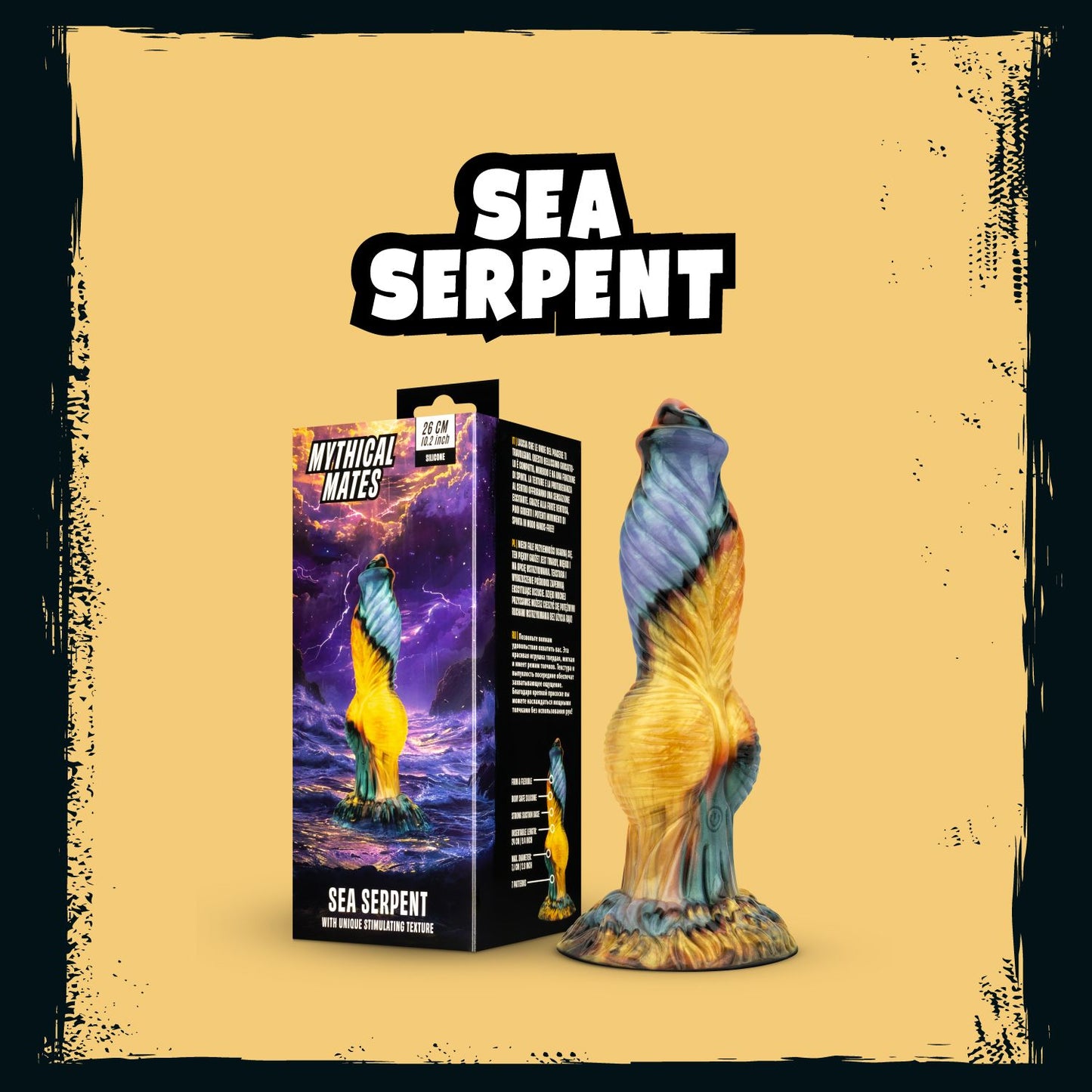Mythical Mates Sea Serpent Stotende Dildo 26 Cm