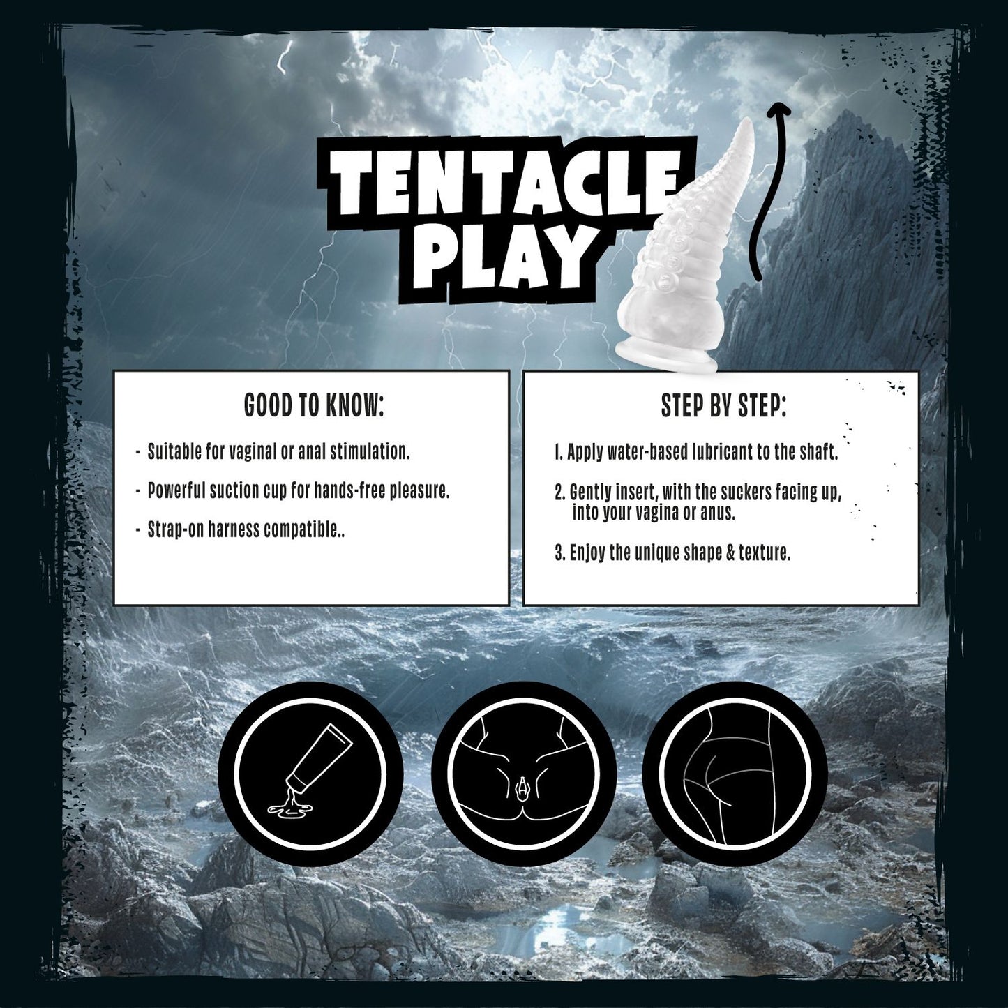 Mythical Mates Tentacle Play Jelly Dildo 20 Cm