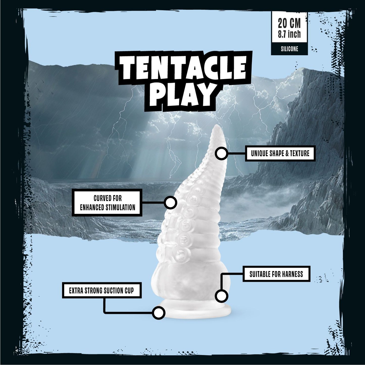 Mythical Mates Tentacle Play Jelly Dildo 20 Cm