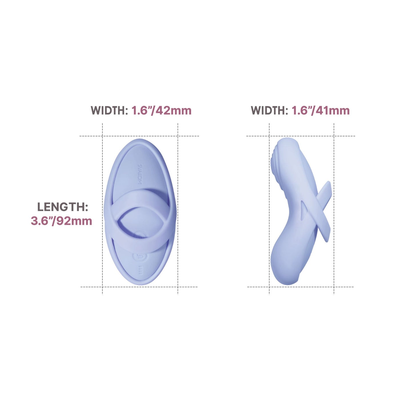 Svakom Echo 2 Vingervibrator Sky Blue