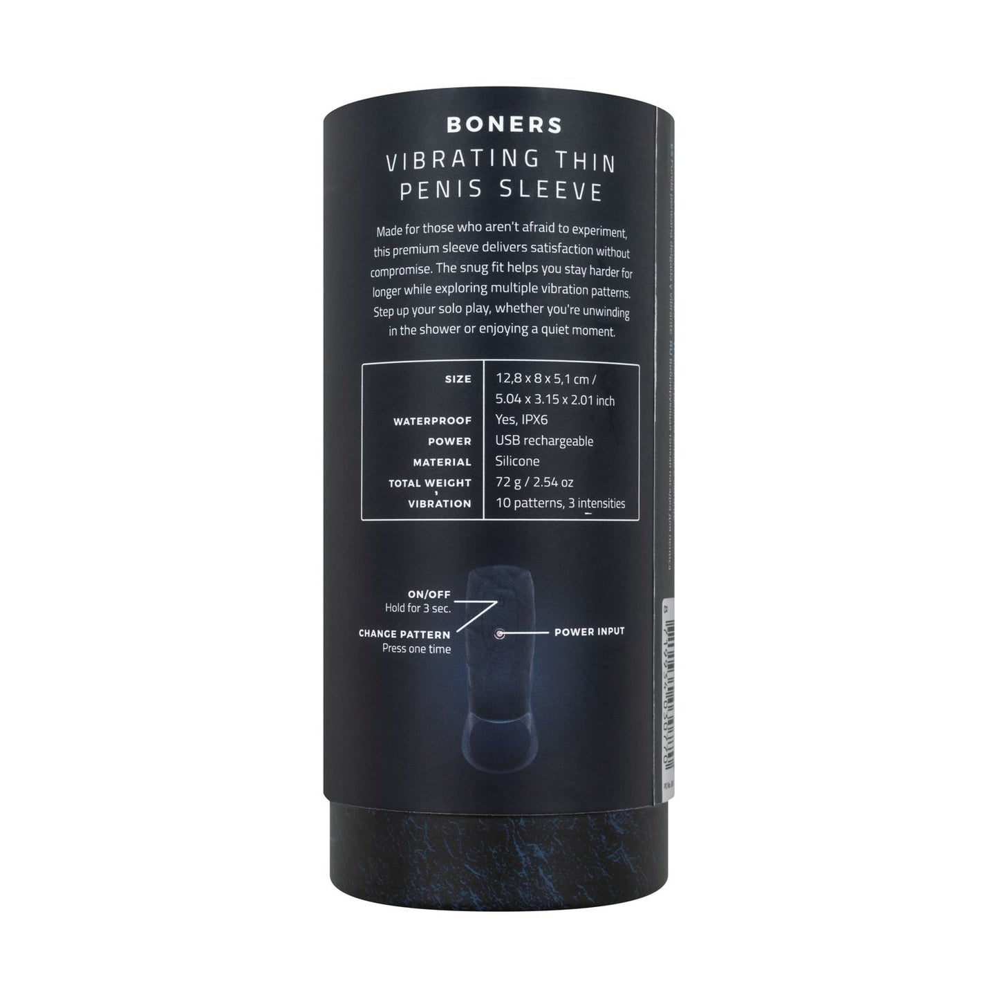 Boners Vibrerende Penis Sleeve Blauw