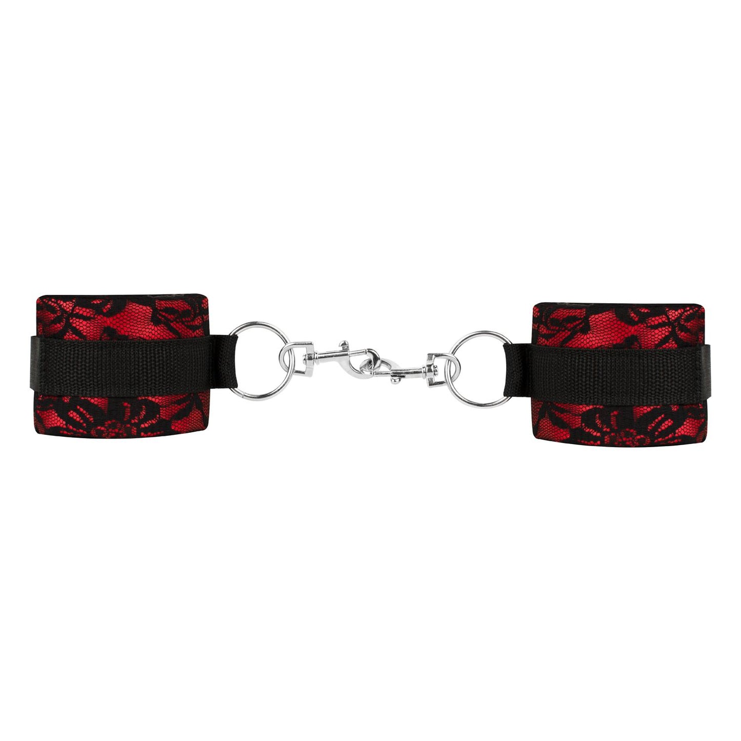 Bedroom Fantasies Lace & Leather Look 8 Delige Bondage Set Rood