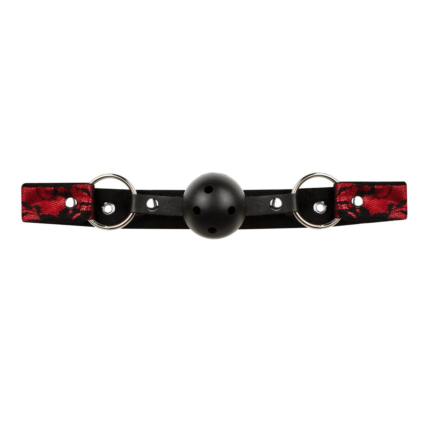Bedroom Fantasies Lace & Leather Look 8 Delige Bondage Set Rood