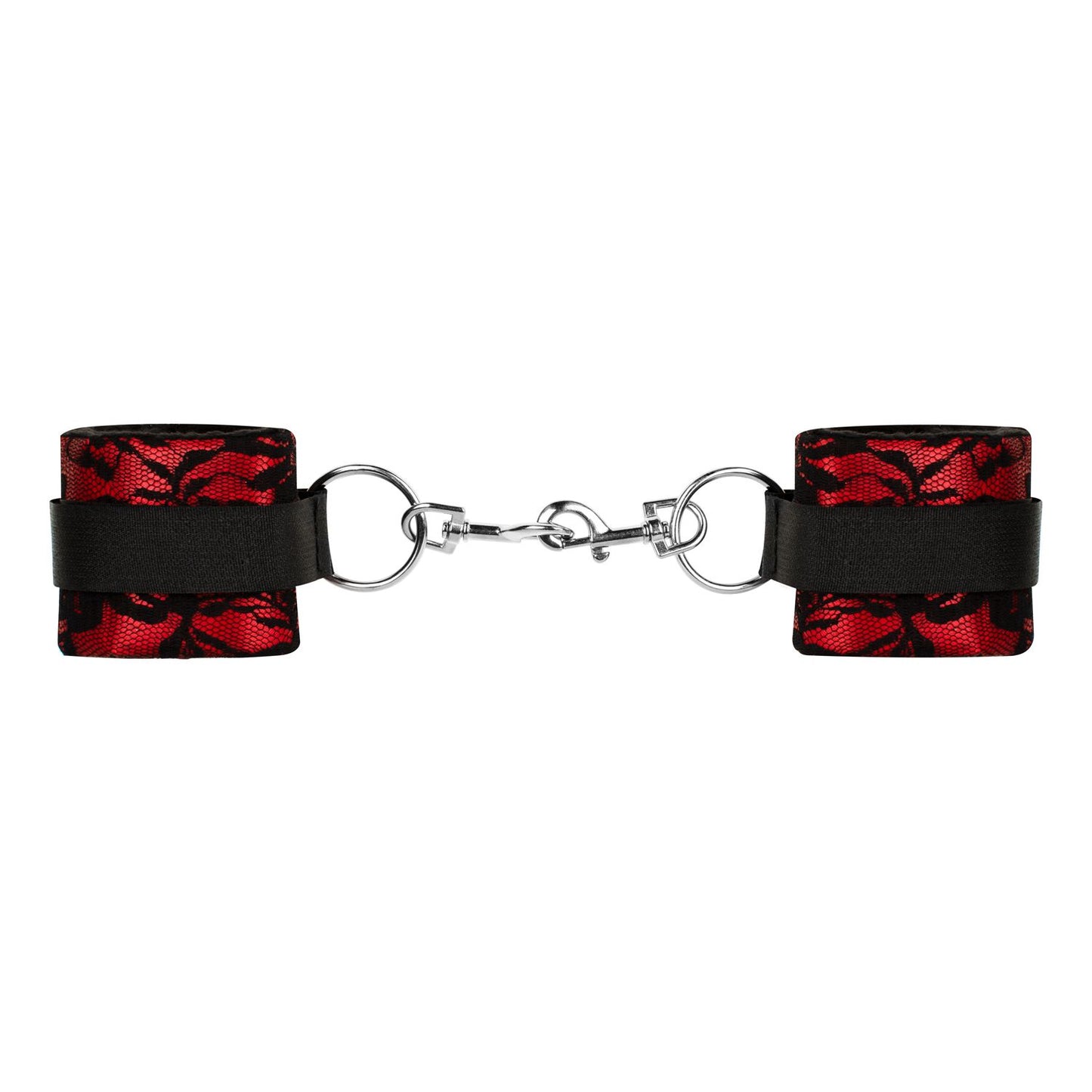 Bedroom Fantasies Lace & Leather Look 8 Delige Bondage Set Rood