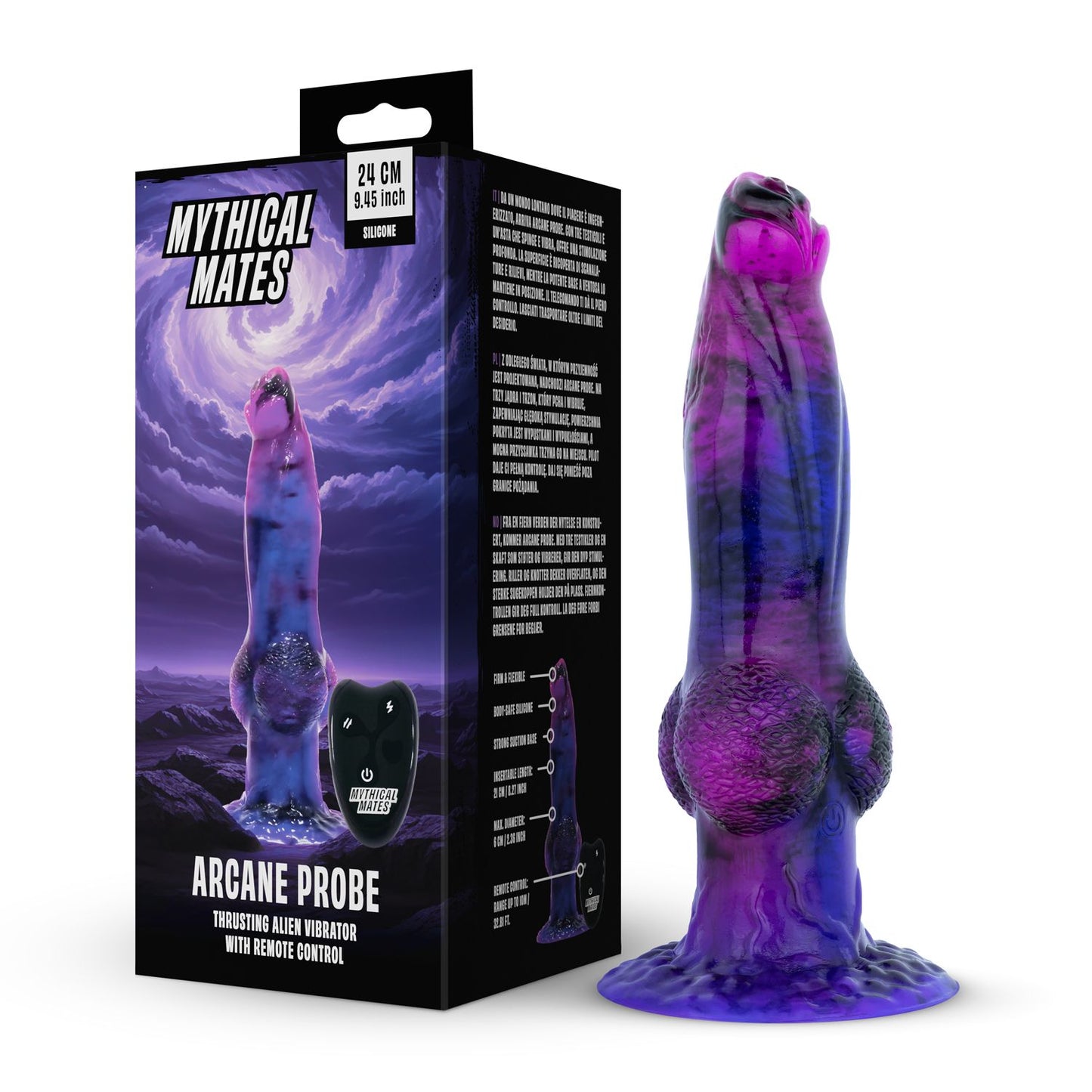 Mythical Mates Arcane Probe Thrusting Met Afstandsbediening 24 Cm