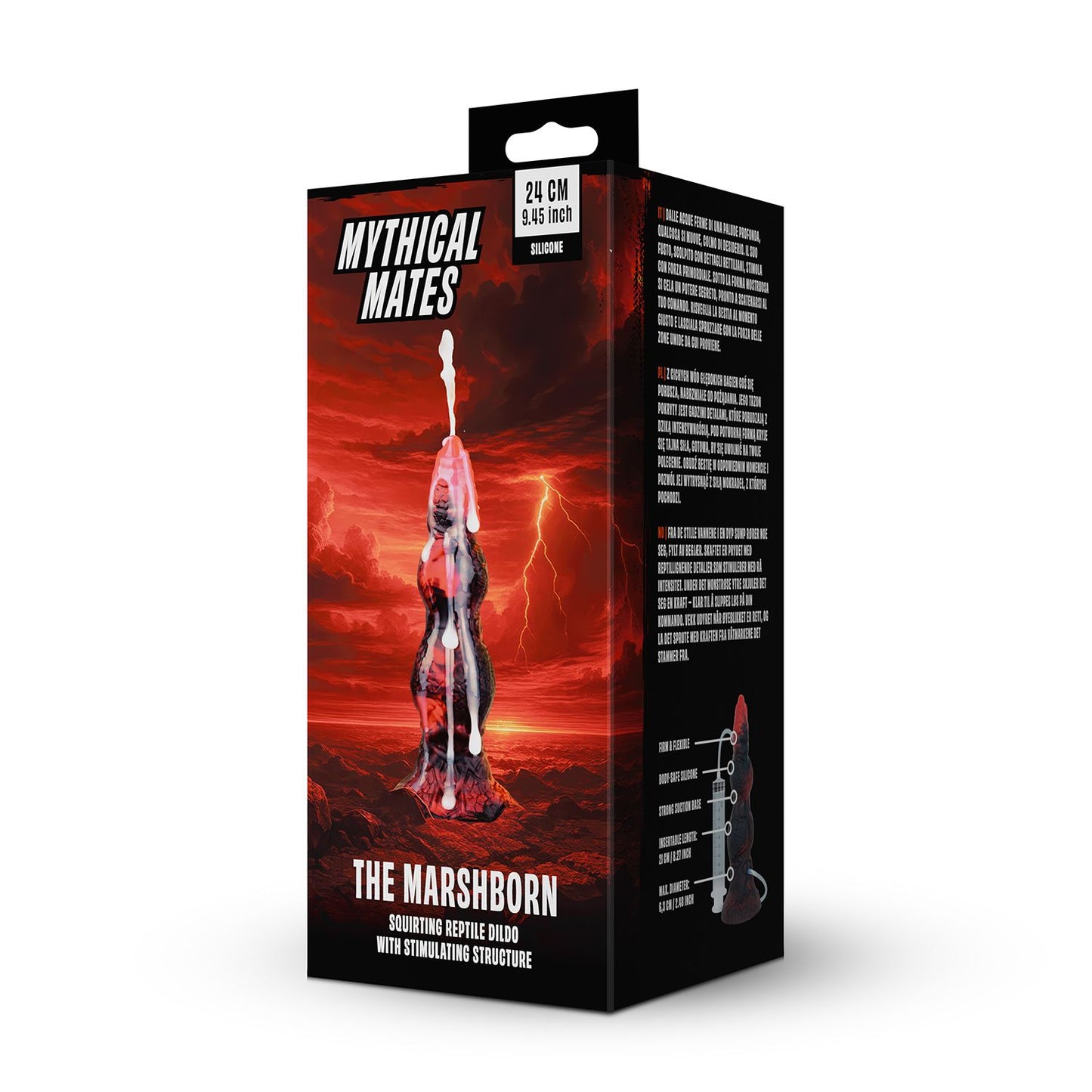 Mythical Mates The Marshborn Spuitende Dildo 24 Cm