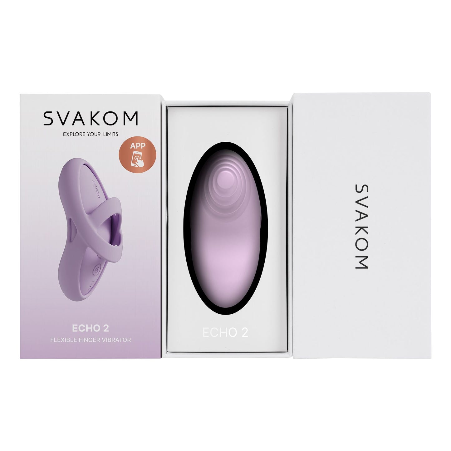 Svakom Echo 2 Vingervibrator Pink Lilac