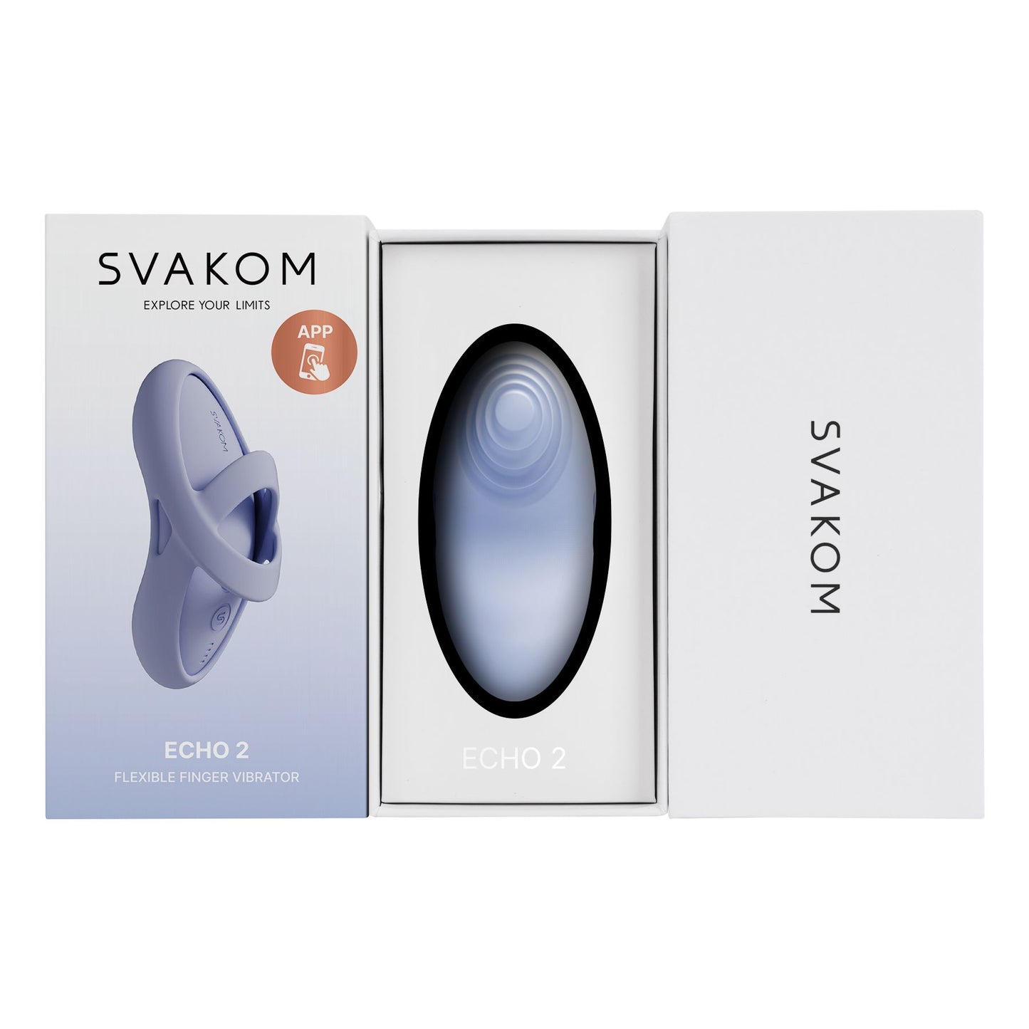Svakom Echo 2 Vingervibrator Sky Blue