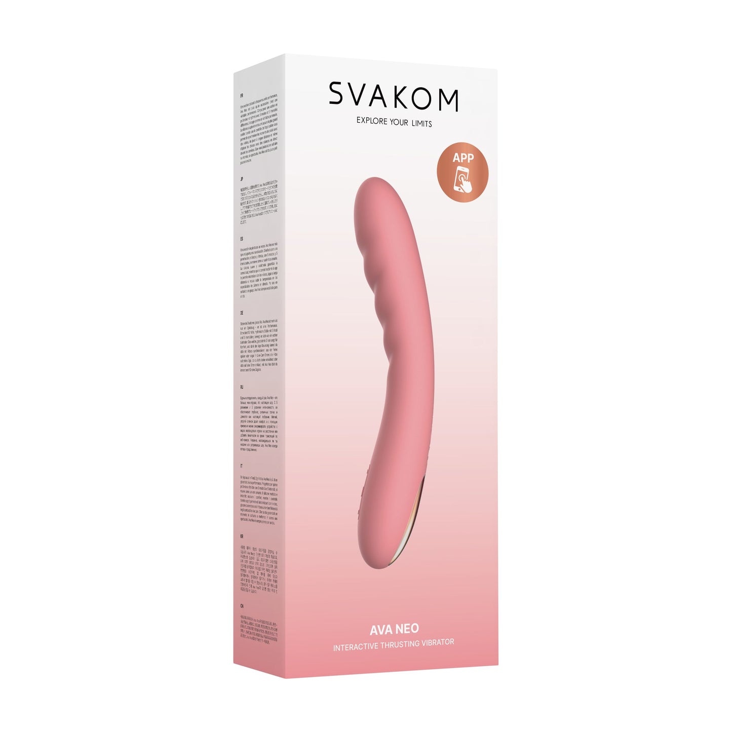 Svakom Ava Neo Interactieve Stotende Vibrator Perzik