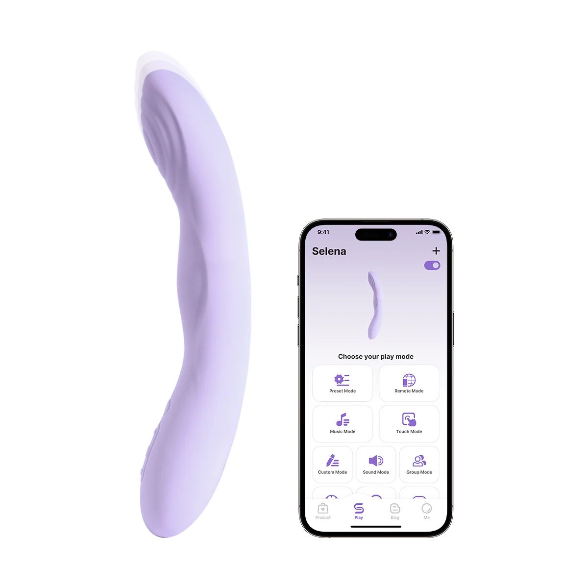 Svakom Selena Verwarmde Vibrator Lavender