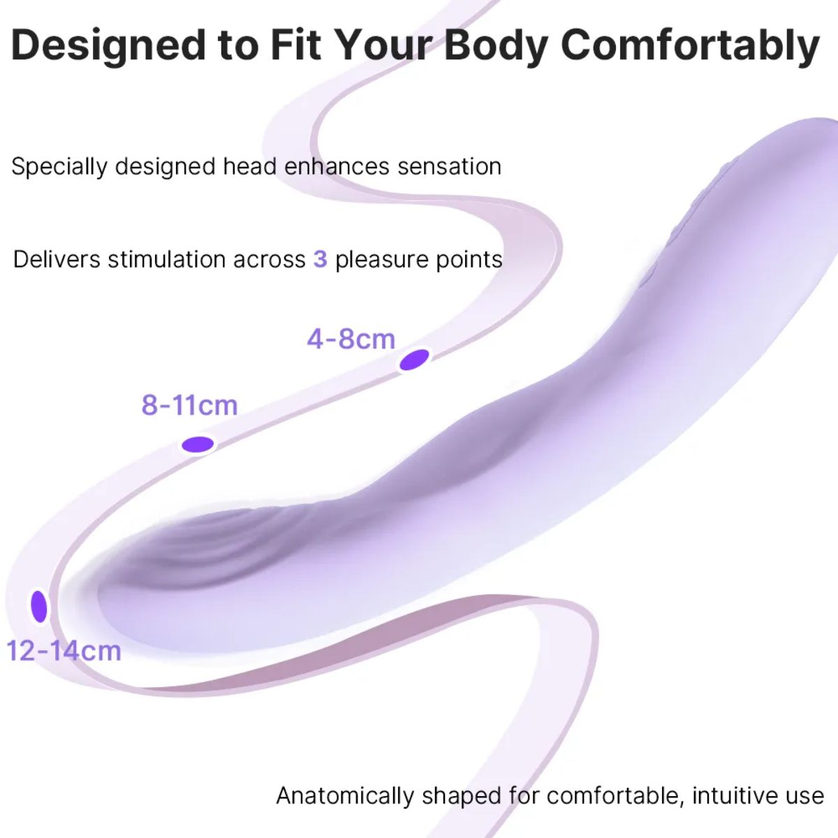 Svakom Selena Verwarmde Vibrator Lavender