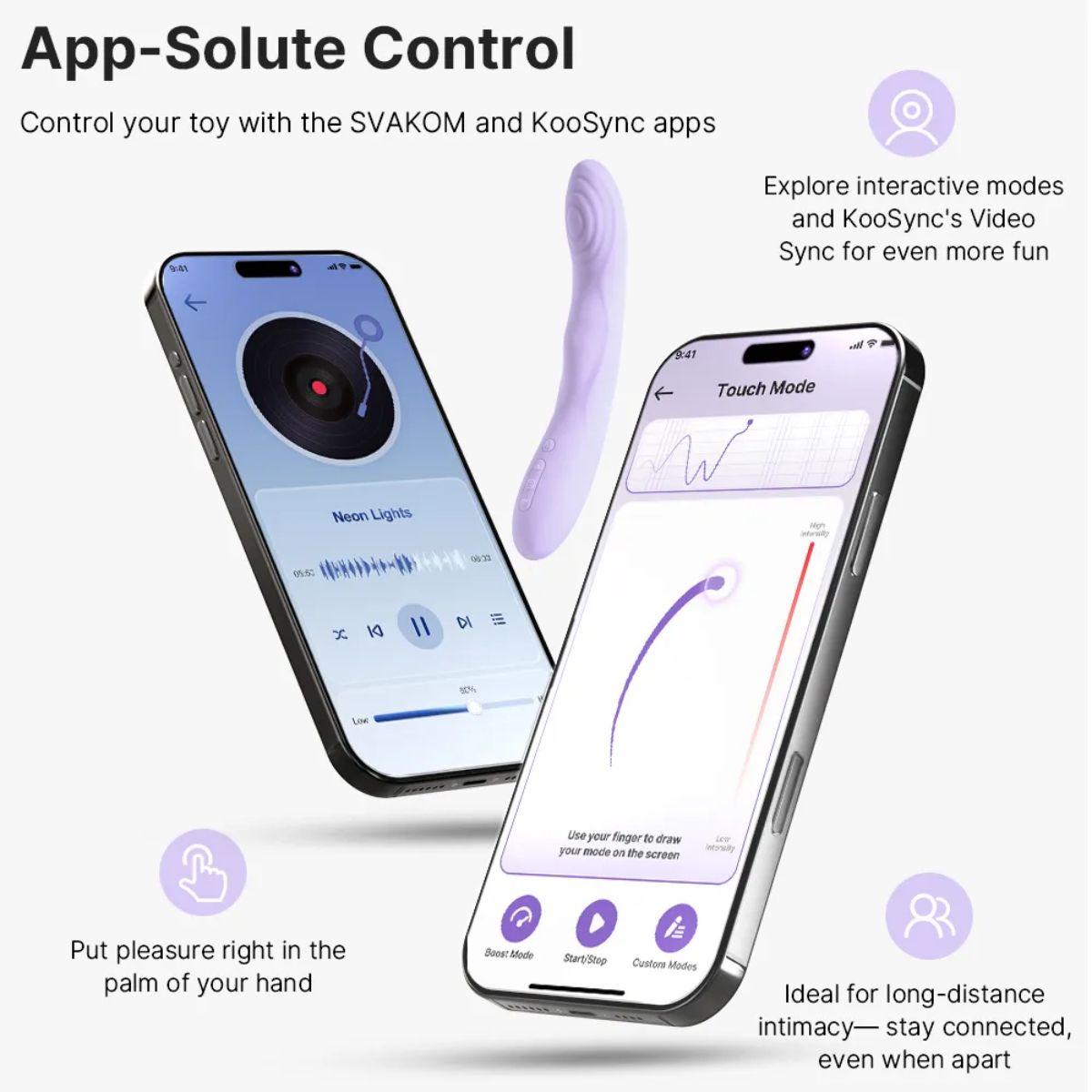 Svakom Selena Verwarmde Vibrator Lavender