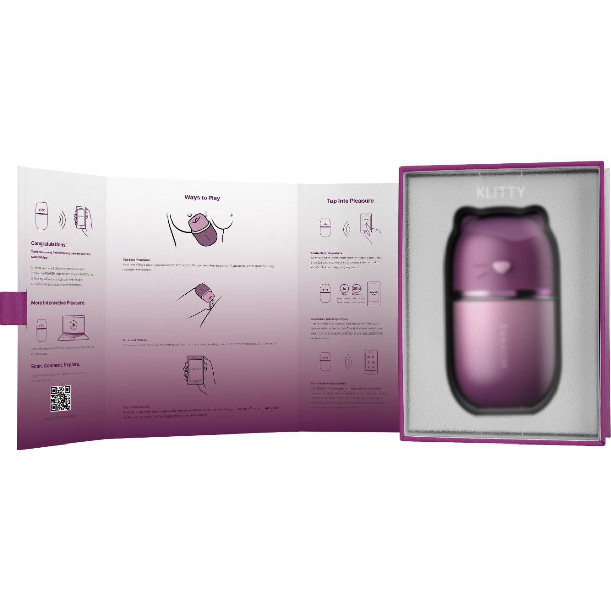 Svakom Klitty Clitorisstimulator Dusty Lavender