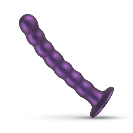 No Parts Pegging Dildo Metallic Purple