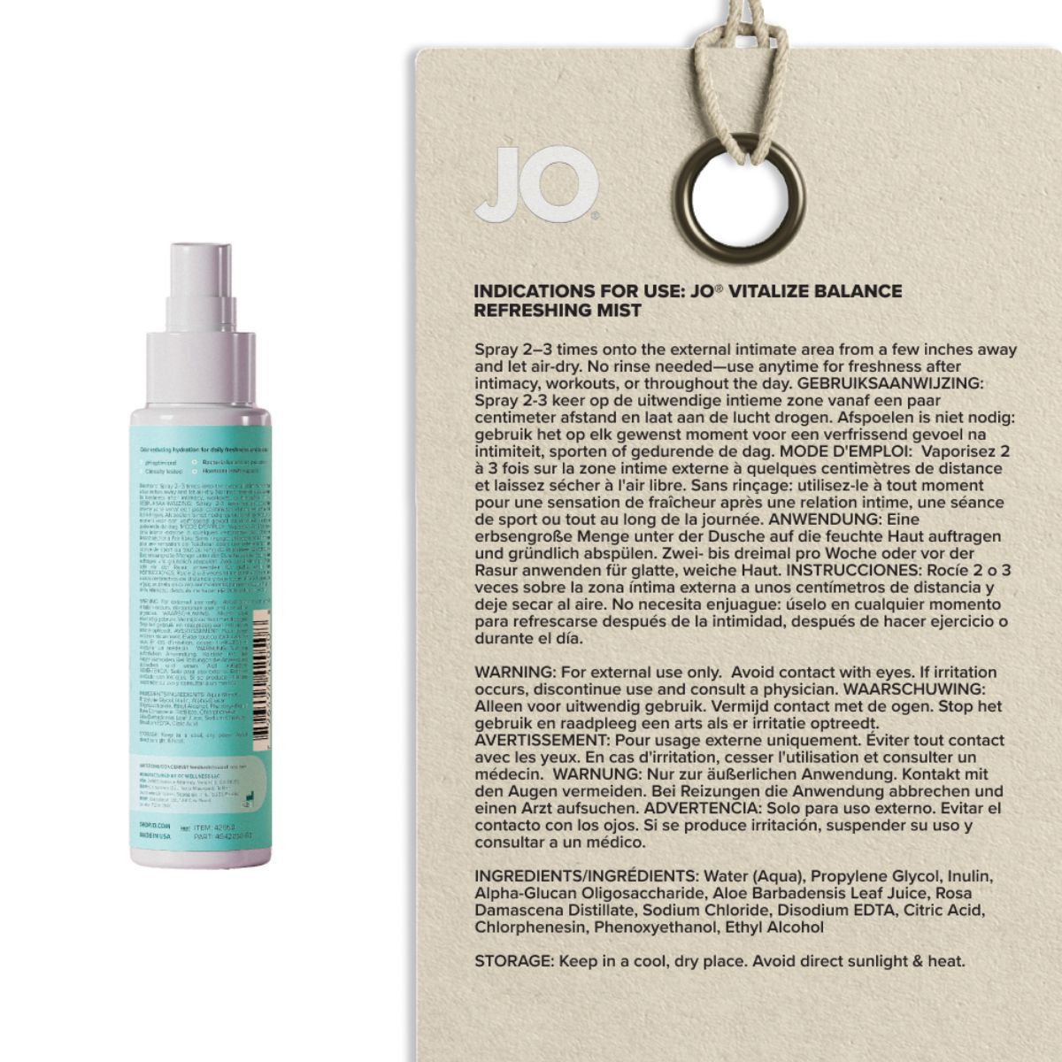 JO Vitalize Balance Verfrissende Intieme Mist 60 ml