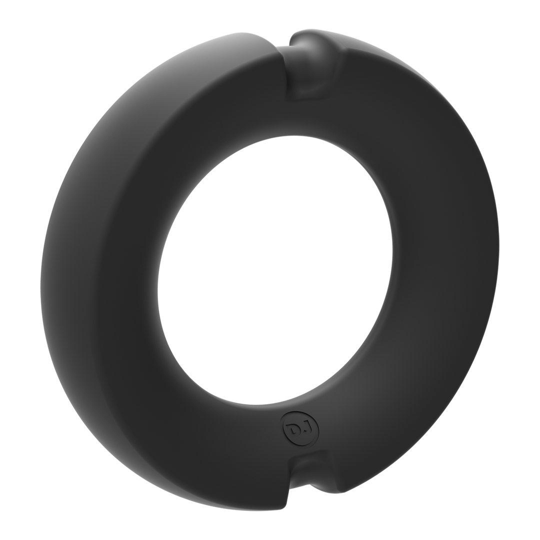 The Paradox Silicone/metal Cock Ring 35mm Black