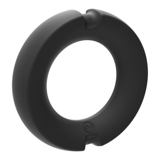 The Paradox Silicone/metal Cock Ring 35mm Black
