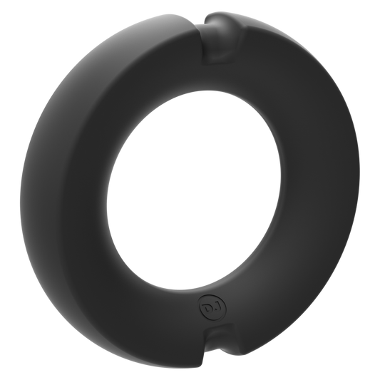 The Paradox Silicone/metal Cock Ring 45mm Black
