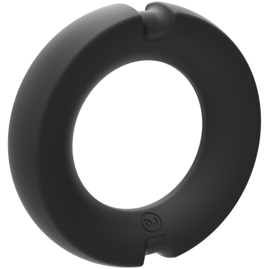 The Paradox Silicone/metal Cock Ring 50mm Black