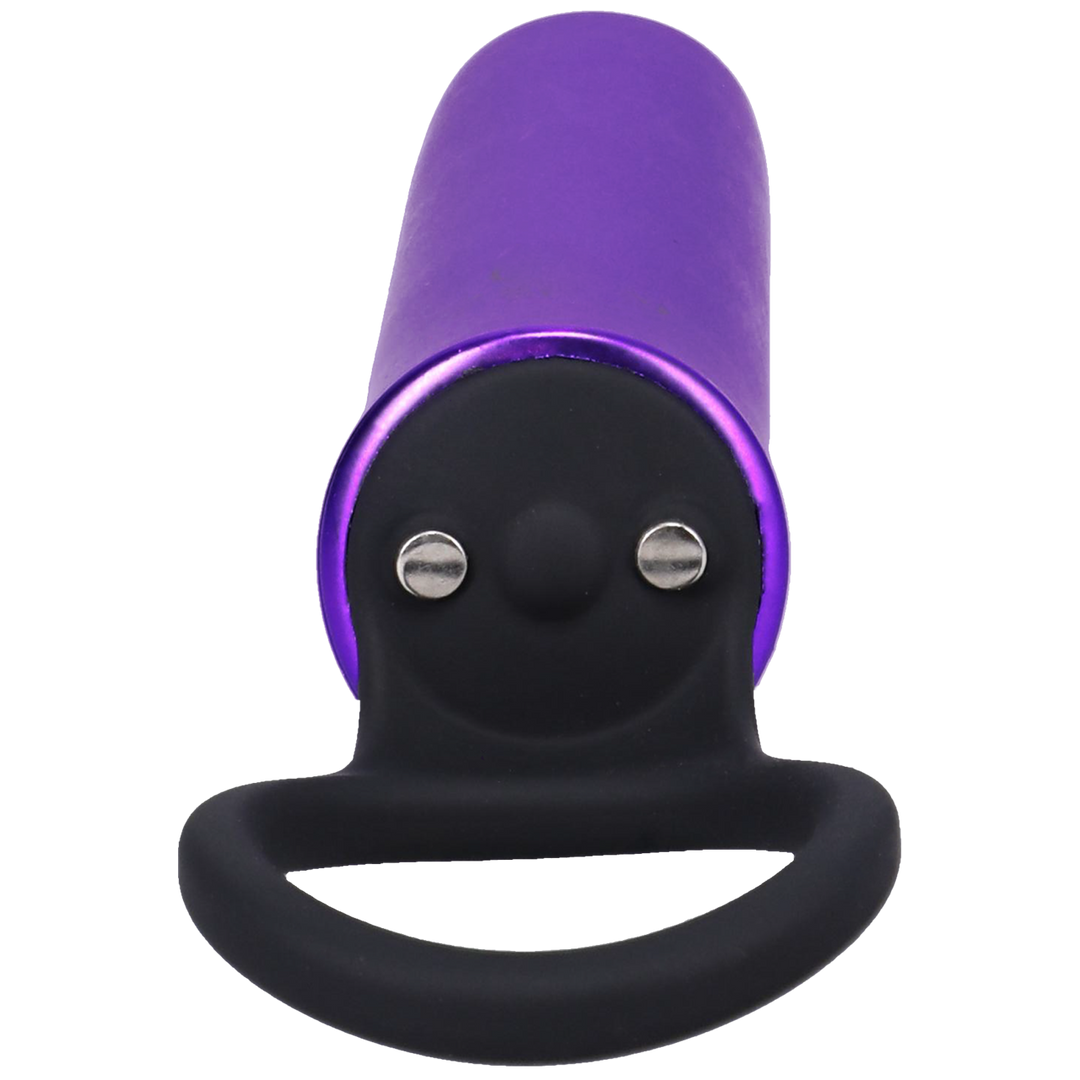 Power Play With Silicone Grip Ring Violet