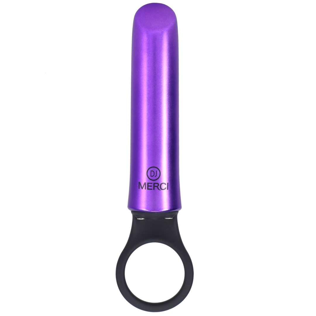 Power Play With Silicone Grip Ring Violet