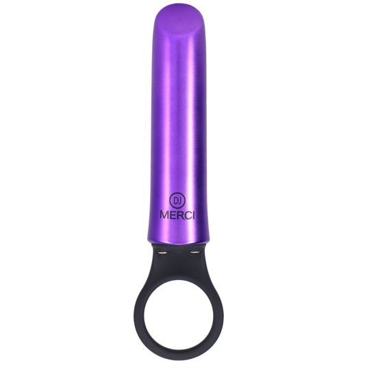 Power Play With Silicone Grip Ring Violet