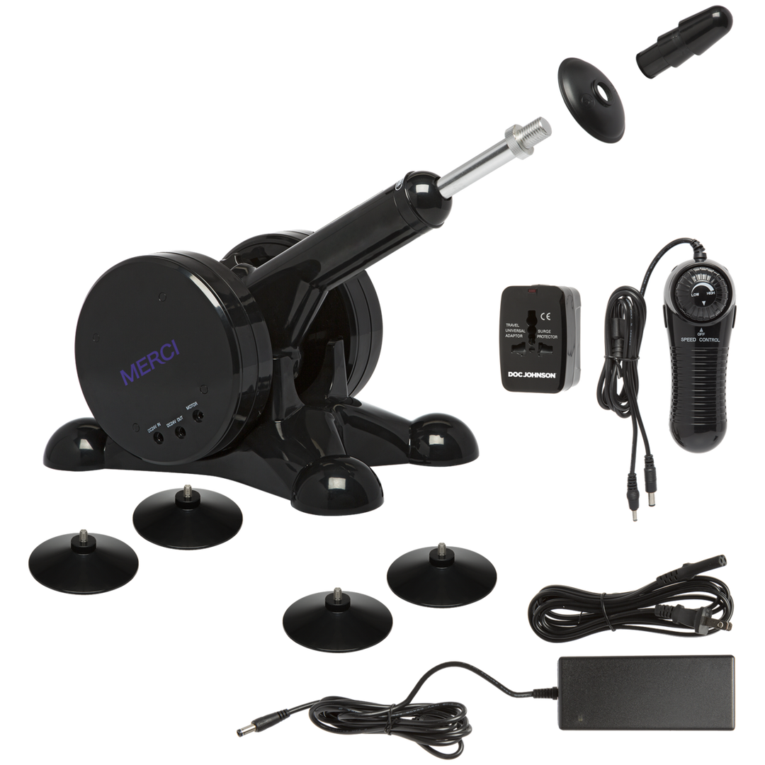 Power Banger Fuck Machine With Wireless Remote Black