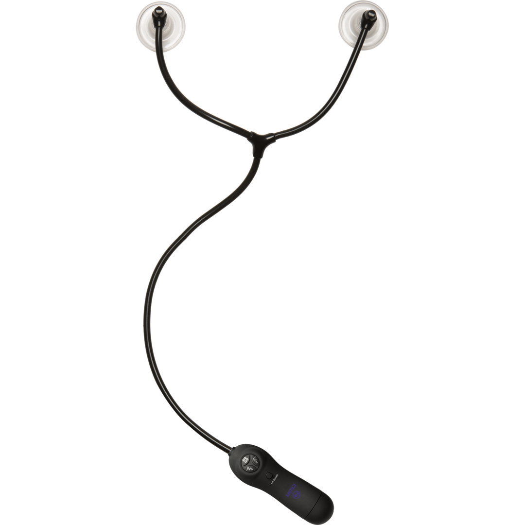 Swell Auto Vibrating Nipple Sucker Cups Black/violet