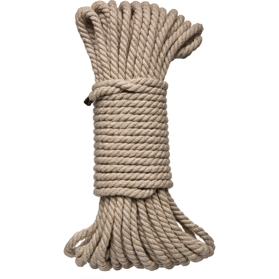 Bind And Tie 6mm Hemp Bondage Rope 50 Ft Natural
