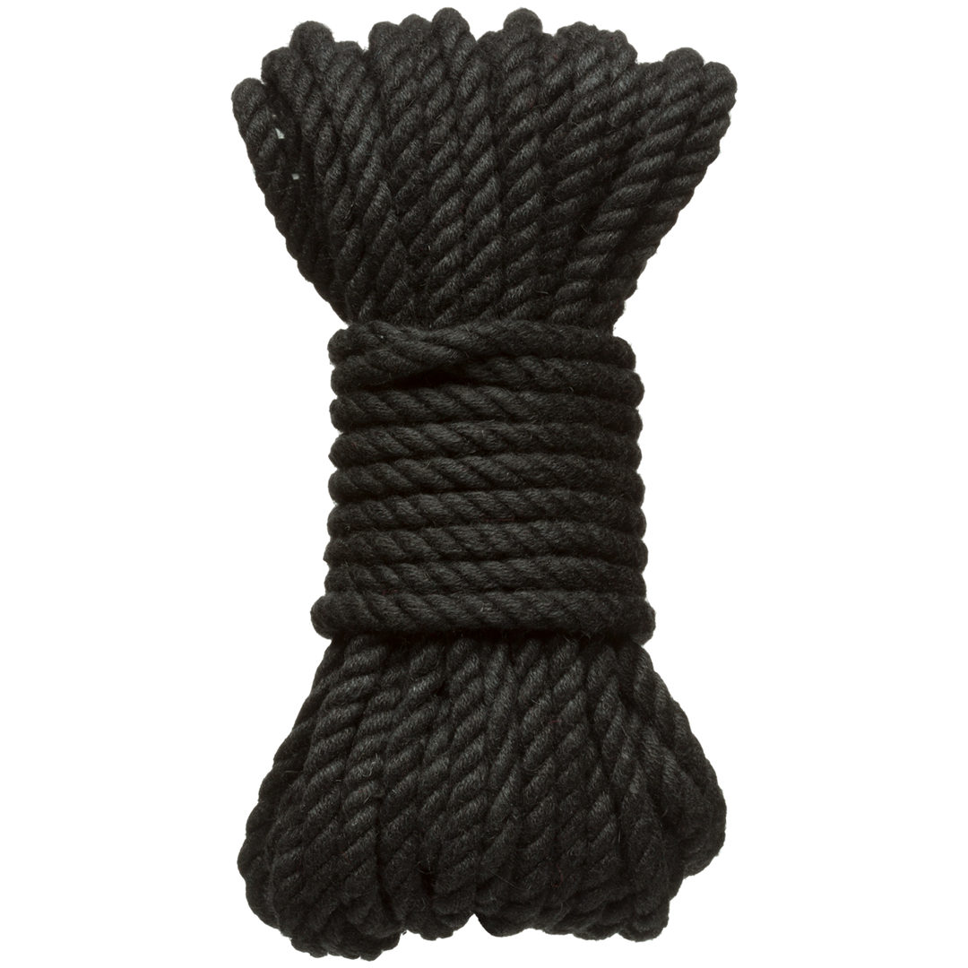 Bind And Tie 6mm Hemp Bondage Rope 30 Ft Black